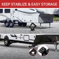thumbnail image 3 of EDTara Portable 24" Scissor Jack for RV and Cars, 7500 lbs Max Load, Sturdy Leveling Stabilizer with Handle, Durable Steel Construction, 3 of 8