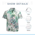 thumbnail image 7 of High Quality Hawaiian Shirts for Men Short Sleeve Aloha Beach Shirt Floral Summer Casual Button Down Shirts Blouses 7BTNZ4, 7 of 7