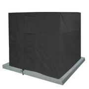 Air Condition Cover Weatherproof Heavy Duty Protector Black
