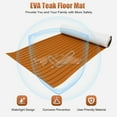 thumbnail image 3 of RV EVA Foam Faux Teak Boat Decking Sheet 6mm Thick Non-Skid Self-Adhesive for Marine Yacht Swimming Pool Garden Boat Flooring Sheet  94" x 35", 3 of 12