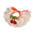 thumbnail image 2 of Walbest Lace Cute Cats Bandana Collar Cherry Jewelry Dog Bibs Washable Adjustable Rope Tie Pet Cute Kitty Puppy Accessories for Gifts, 2 of 7