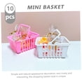 thumbnail image 3 of 10 Uds. De cestas de compras para muñecas, juguetes para Mini cesta Adorable, cestas de compras falsas decorativas, juguetes en miniatura resistentes al desgaste, 3 of 5