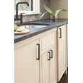 thumbnail image 4 of Amerock Monument 6-5/16 inch Center-to-Center Matte Black Cabinet Pull, 10 Pack, 4 of 8