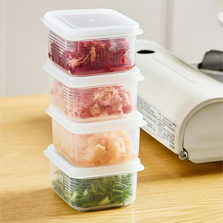 1pc Sealed Storage Box For Refrigerator, Ideal For Meat, Vegetables,  Seafood, Bread, Fruits, Cold Storage & Fresh Preservation