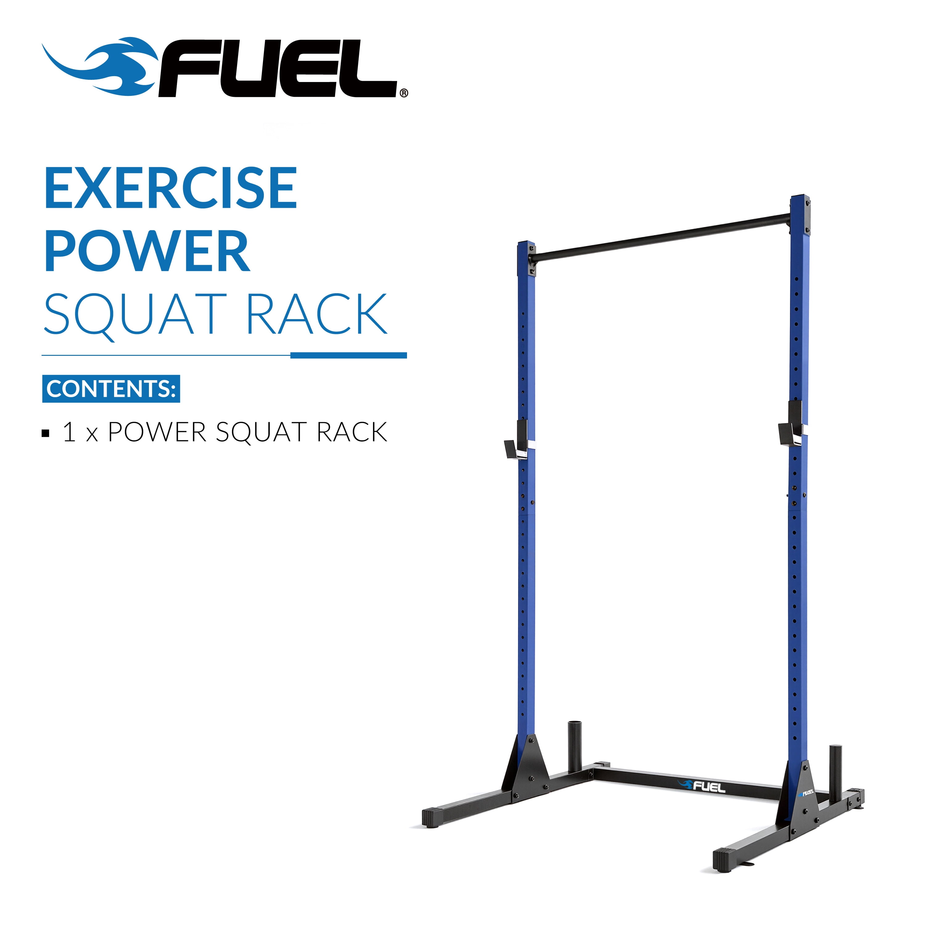 Fuel Pureformance Power Squat Rack, Blue