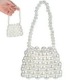 thumbnail image 3 of Bolso de perlas Bolso de perlas Bolso de mano de perlas Bolso de perlas Monedero Monedero de cambio Bolso de teléfono nupcial para mujer, 3 of 5