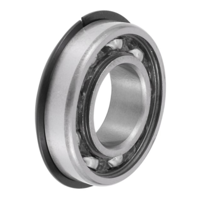 Rodamientos de bolas de ranura profunda 60/22NR de Unique Bargains 22x44x12mm P5 tipo abierto lubricado 1 Pcs rueda universal de coche scooter patineta tono plateado