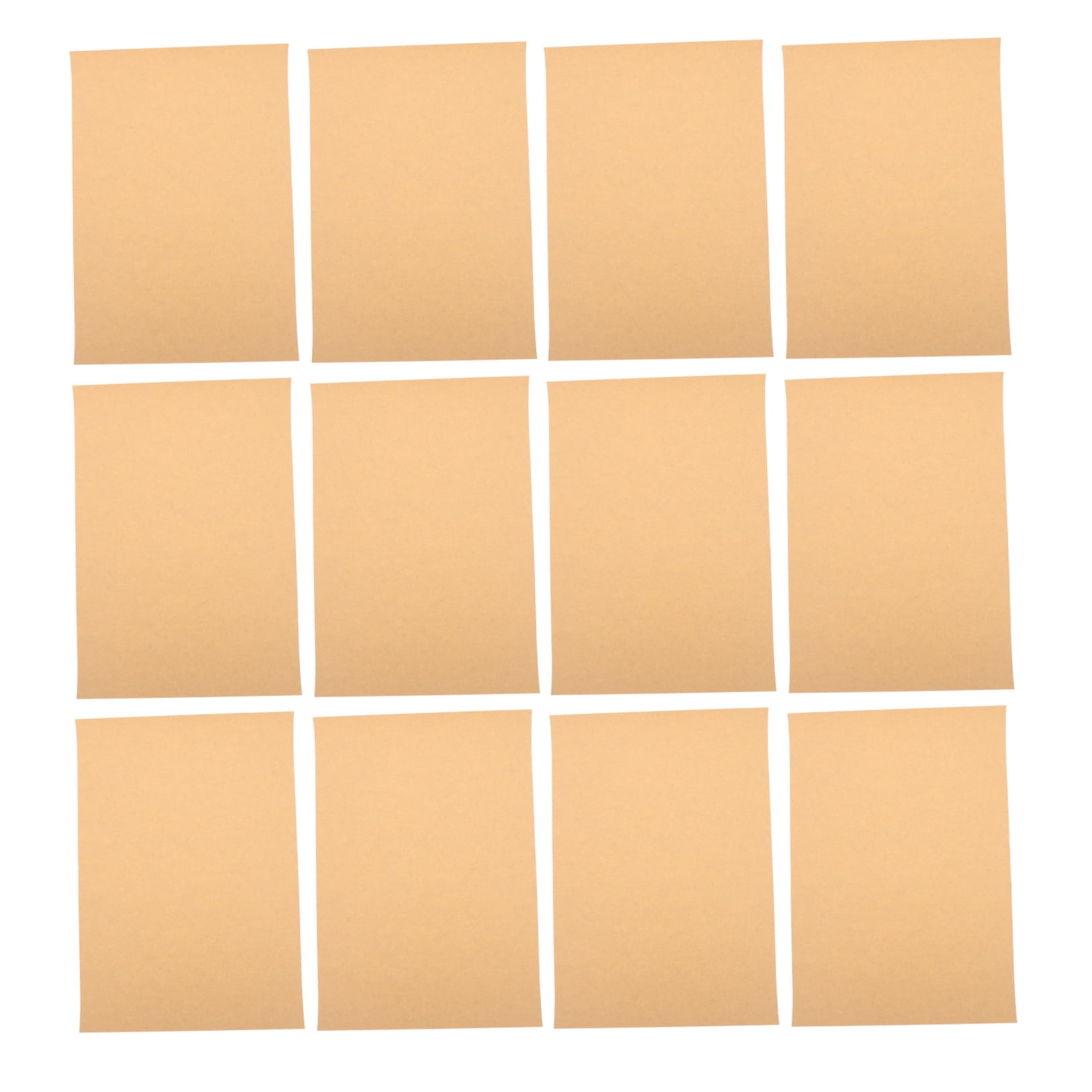 WHAMVOX  100 Pcs Scrapbooking Brown Kids Drawing Painting Paper Child