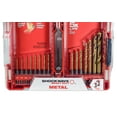 thumbnail image 4 of Milwaukee 48-89-4630 - 15-Piece SHOCKWAVE RED HELIX Titanium 1/4" Hex Shank Fractional Drill Bit Set, 4 of 5