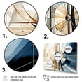 thumbnail image 3 of Designart "Contemporary Forms in Harbor White and Blue" Abstract Framed Wall Art - Transitional Beige Abstract Shapes Entryway Framed Wall Art, 3 of 6