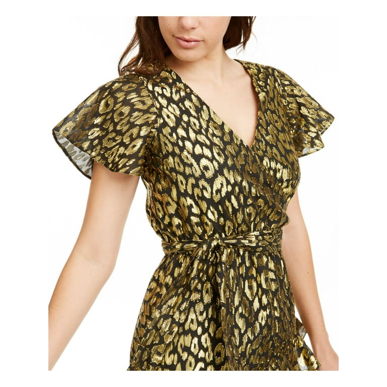 Kendall kylie top ruffle sleeve dress