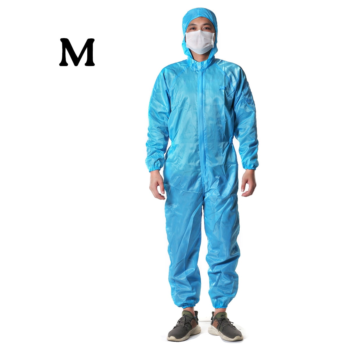 Disposable Protective Suit Safety Clothing Hooded Coverall Painting Spraying Dustproof Anti