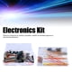 thumbnail image 5 of Kit De Componentes Electrónicos, Caja Surtida Portátil, Kit De Iniciación De Electrónica, Placa De Pruebas De 830 Orificios Para Principiantes, 5 of 7
