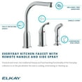 thumbnail image 4 of Elkay LK3001CR Everyday Kitchen Deck Mount Faucet with Remote Lever Handle and Side Spray (Chrome), 4 of 6