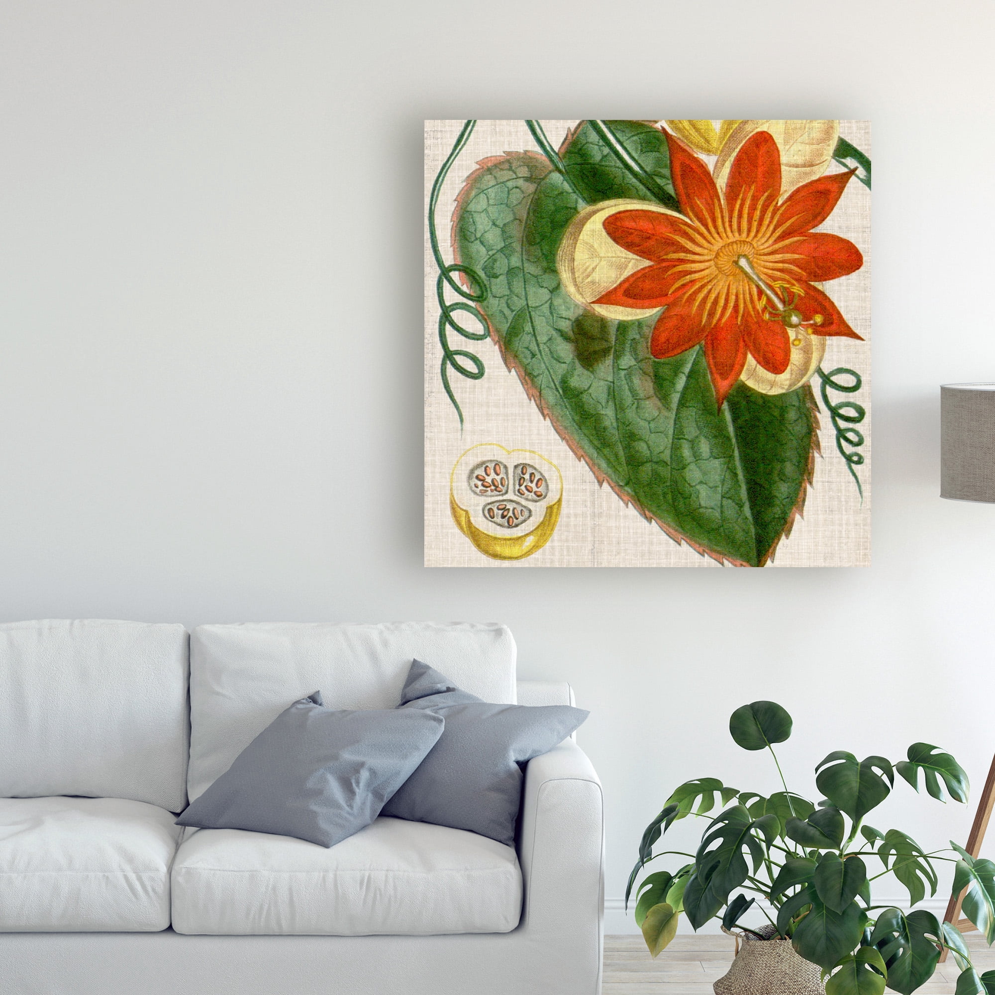 Trademark Fine Art 'Cropped Turpin Tropicals I' Canvas Art by Vision Studio