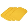 thumbnail image 4 of 3PCS Colorful Food Tray Rectangle Thickened Binaural Plastic Tray Heat Resistance Stackable Cafeteria Trays for Hotel, 4 of 8