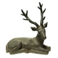 thumbnail image 1 of Sagebrook Home Brown Resin Deer, Sitting, 1 of 3