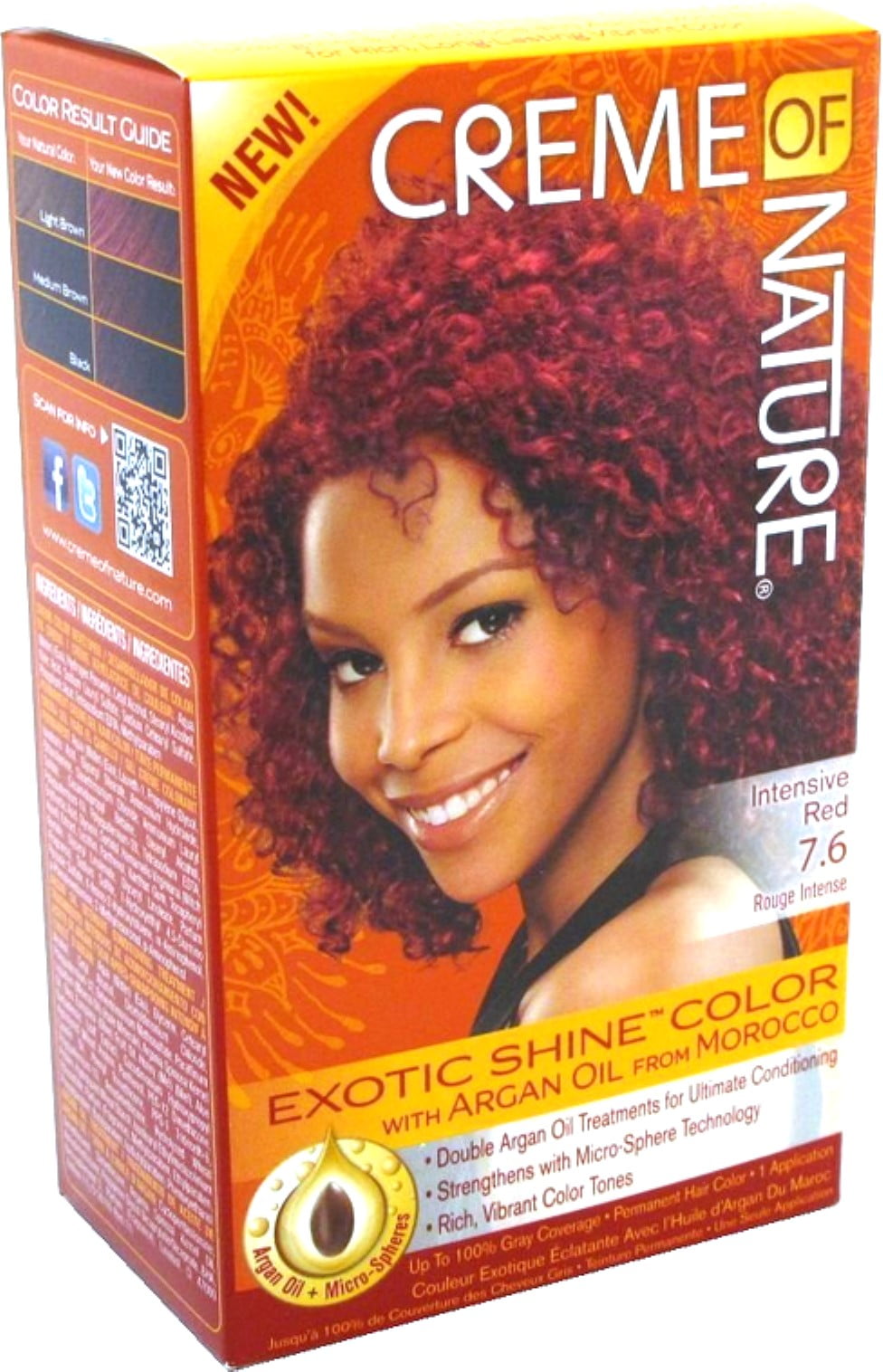 Creme Of Nature Exotic Shine Color With Argan Oil Intensive Red