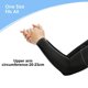 thumbnail image 2 of Un par de manguitos de seda de hielo con protección UV de secado rápido para exteriores, funda de brazo de nailon para mujer, unisex, 2 of 5