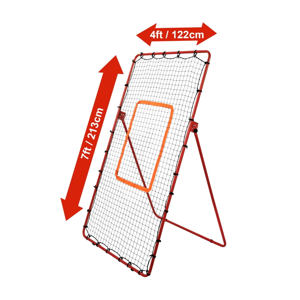 Portable Volleyball Rebounder Net - 5 Angle Adjustable for Solo Practice & Training