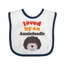 Inktastic Aussiedoodle Dog Boys or Girls Baby Bib