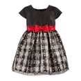 thumbnail image 2 of Marmellata Infant Girls Black Stars Party & Holiday Dress Tulle Overskirt 3-6m, 2 of 2