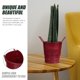 thumbnail image 5 of unbranded Maceta De Metal Color Oscuro Con Asa Para Y Almacenamiento En Hogar, 5 of 6