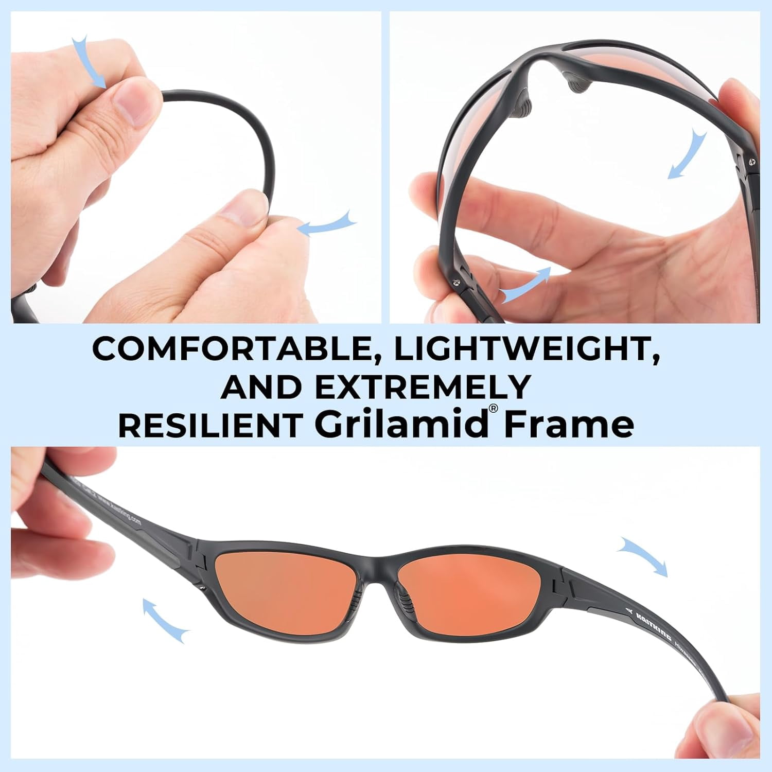 KastKing Hiwassee Polarized Sport Sunglasses for Men & Women