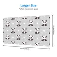 thumbnail image 2 of Sikiie Panda Bear Mouse Pad, 16x29.5 Mousepad Desk Mat in Anti-Slip Rubber Mousepads Mat for Game Office Laptop Computer, 2 of 8