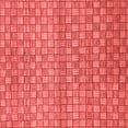 thumbnail image 1 of Ahgly Company Machine Washable Indoor Square Abstract Red Modern Area Rugs, 5' Square, 1 of 4