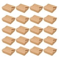thumbnail image 1 of 20pcs Kraft Paper Lunch Box Disposable Meal Prep Containers Food Takeout Boxes for Restaurant Home (1080ml), 1 of 6