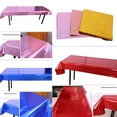 thumbnail image 3 of MOAOASPER Holographic Disposable Plastic Tablecloth, Iridescent Laser Party Table Cover, Waterproof Rectangular Table Cloth for Birthday Wedding Bachelorette Decor, 3 of 5
