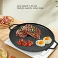 thumbnail image 3 of Korean Grill Pan, Electric Korean Grill Pan Fast Heating Non Stick Coating  for Burning, 3 of 7