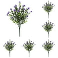 thumbnail image 2 of 6 Bundles Flowers, Mini Artificial Flowers Indoor with Flowers for Spring Decor, No Fade Desk Decor for Home, Room, Farmhouse, Bathroom, Wedding, Garden & Porch, 2 of 9