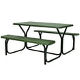 Costway Picnic Table Bench Set Outdoor Camping Backyard Garden Patio