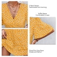 thumbnail image 4 of Vestido casual para mujer Nikou vestido de una pieza con estampado floral Manga corta, 4 of 5