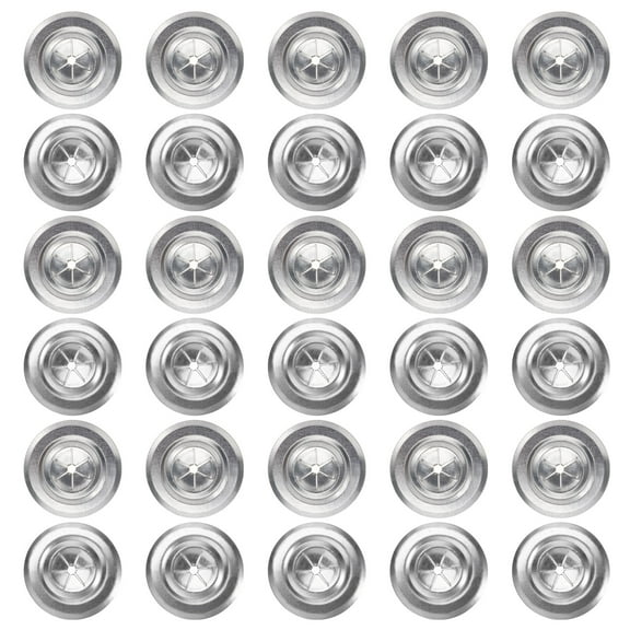 30mm Self Locking Washers, 50pcs Perforated Insulation Pins Washers Plaster Flat Washer 1.8mm Thick