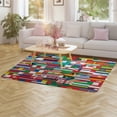 thumbnail image 3 of Flags Of All Countries Of The World Soft Comfy Area Rugs Carpet Suitable Flannel for Living Room Kitchen Bedroom Laundry Room Home Decorations, 3 of 7