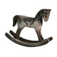 thumbnail image 3 of Caballito de madera, escultura decorativa, versátil, artesanal, ligera y artística Negro, 3 of 9
