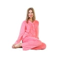 thumbnail image 2 of Angelina Cozy Fleece Notch Collar Pajama Set with Pockets (1-Pack), 2 of 3