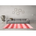 thumbnail image 3 of Ahgly Company Indoor Rectangle Solid Red Modern Area Rugs, 8' x 10', 3 of 4