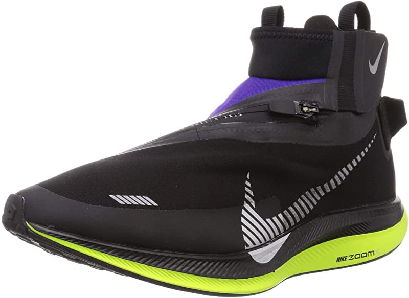 Black zoom pegasus 2025 turbo shield wp sneakers