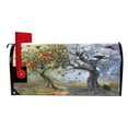 thumbnail image 3 of Ryvnso Mailbox Cover Trees Art Pattern Magnetic Mailbox Wrap Standard Size 21x18 Inch, 3 of 8