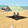 thumbnail image 7 of Portable Beach Tent Sun Shelter With Ground Pegs Water And Wind Resistant Sun Shade Canopy Angle Adjustable Spring Is in Full Bloom, 7 of 7