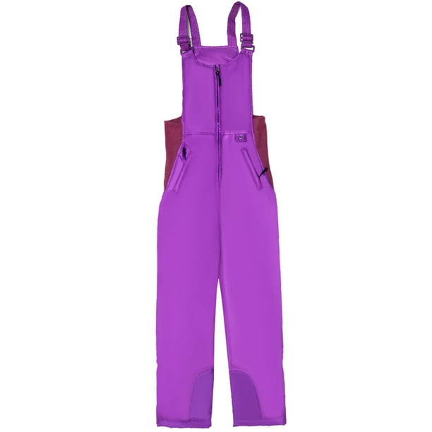 ZAXARRA Women's Ski Snow Pants Overalls Casual Baggy Sleeveless Overall  Long Sonw Bib Pants Essential Insulated Bib Overalls 