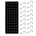 thumbnail image 3 of K-KED Colorful Crystal L Bone Nose Stud Nostril Ring Body Piercing Delicate Jewelry 60pcs/box-Colorful 60pcs, 3 of 6