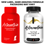 Advanced Bionetix Triple Strength AstaQuil™ Astaxanthin 12mg High Bioavailability Formula, 60 Softgels Organic Coconut Oil for Enhanced Absorption. Powerful Antioxidant for Eye, Joint & Heart Health