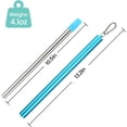 thumbnail image 3 of Portable Water Filter Straw  Stainless Steel Outdoor   Gear for Camping & Hiking Travel Personal Water Purifier Filter Straw, 3 of 6