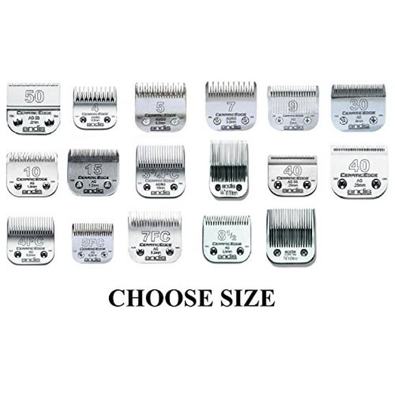 Stainless Steel Pro Quality Grooming CERAMIC EDGE CLIPPER BLADES CHOOSE SIZE !
