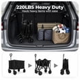 thumbnail image 4 of Alvantor Folding Wagon Cart, 220LBS Heavy Duty Collapsible Utility Cart with All-Terrain Wheels & Brake, Portable Outdoor Wagon for Camping Garden Beach Shopping Grocery, 4 of 7